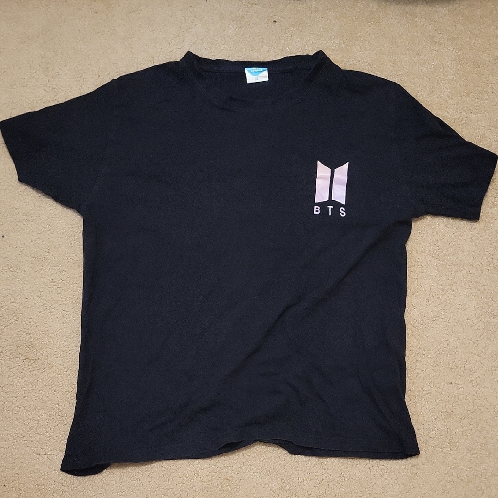 Black BTS Jin Logo T-Shirt